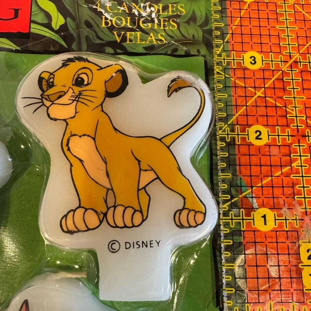 Vintage The Lion King candles